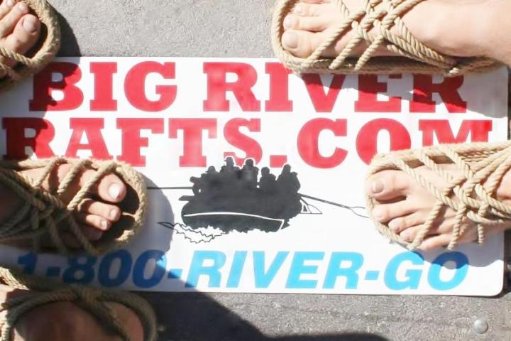 a person holding a sign