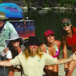 a group of people wearing costumes